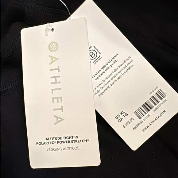 Athleta Altitude Tight in Polartec Power Stretch // Black - Picture 15 of 16